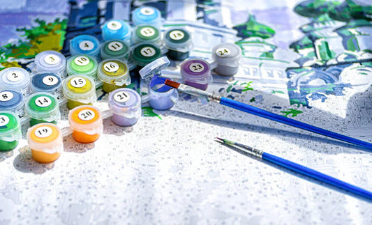A guide on how to paint by numbers