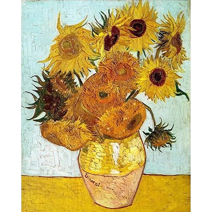 Sunflower - Van Gogh Paint by Numbers