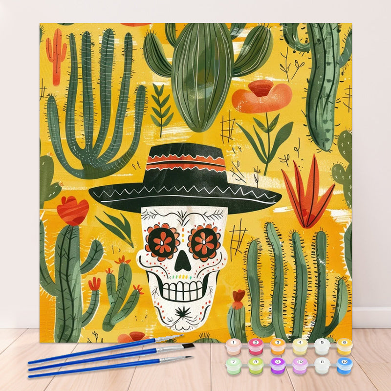 "Ciudad colorida" Pintura por números n.° 1