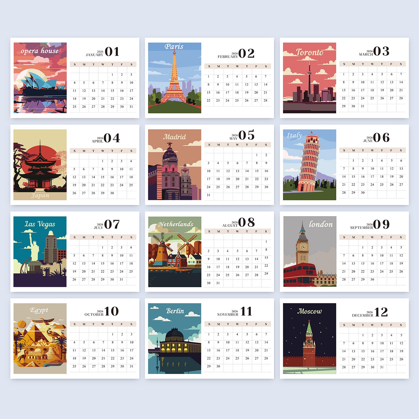 National Thematic Series - Calendar