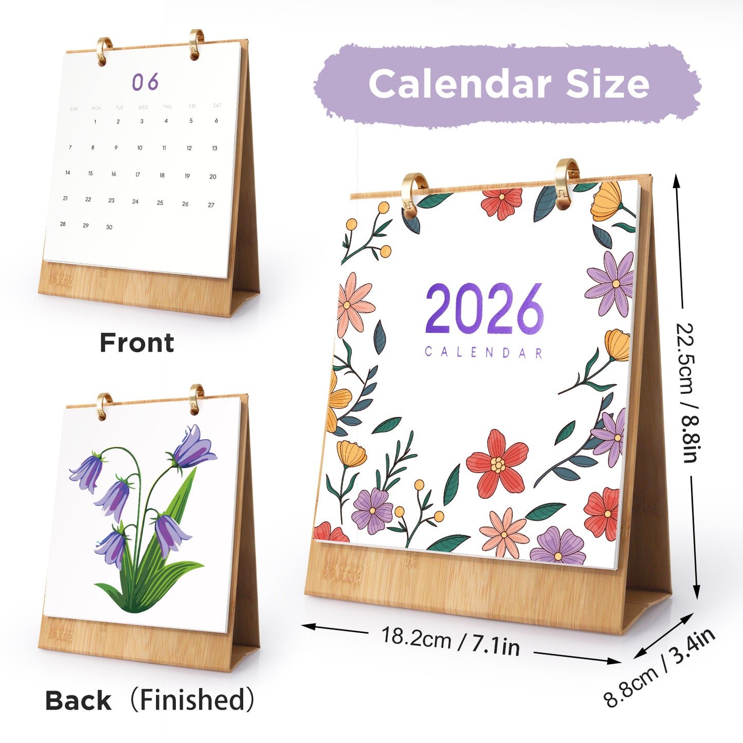 Flower Series-Calendar