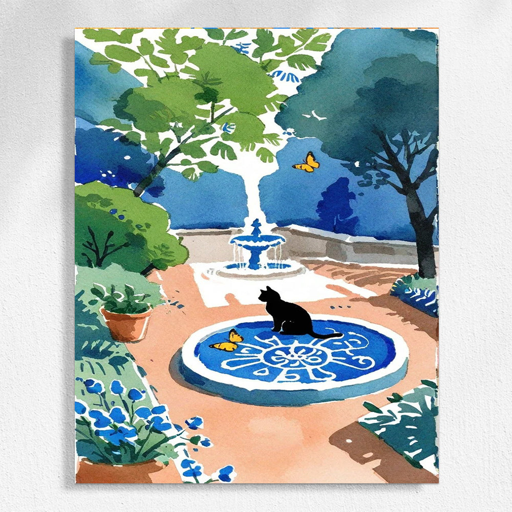 Quiet Reflections - Cat