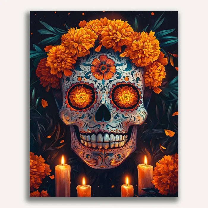 Day of the Dead Paint by Numbers#02