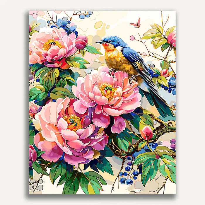 Flowers and Birds  Paint by Numbers