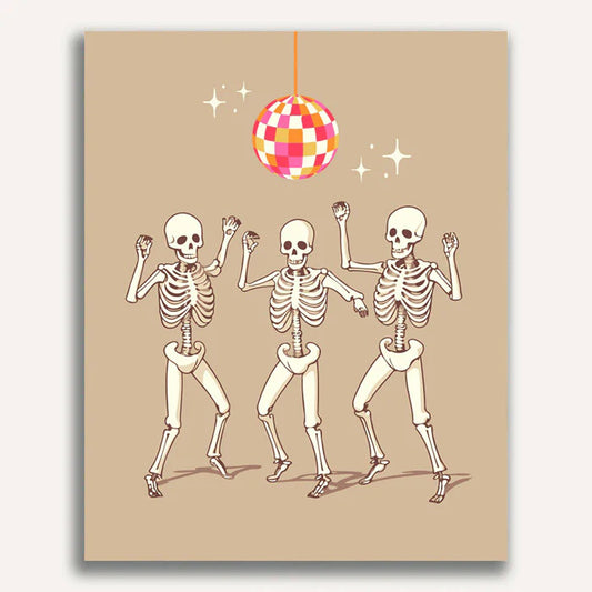 Skeleton Disco Paint by Numbers