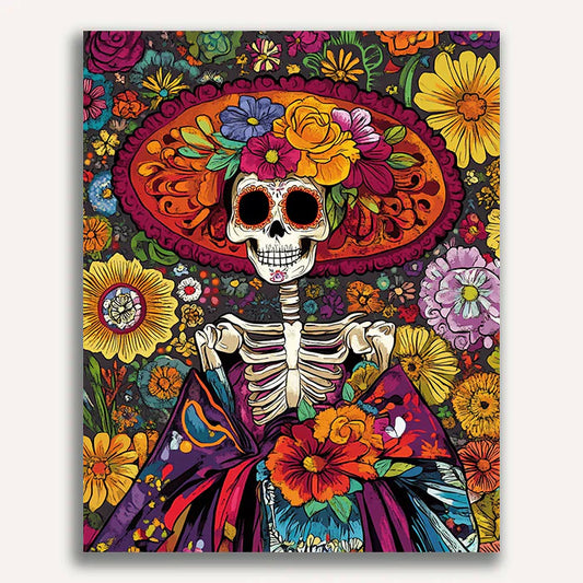 Day of the Dead Paint by Numbers#06