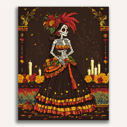 Day of the Dead Paint by Numbers#07