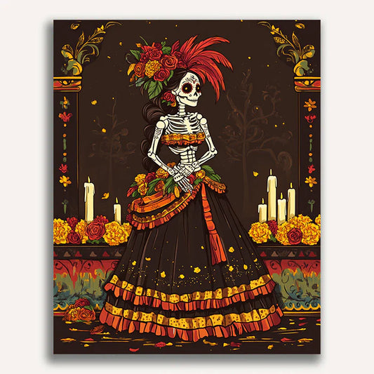 Day of the Dead Paint by Numbers#07