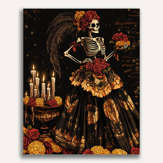 Day of the Dead Paint by Numbers#09