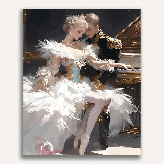 Dancer and pianist Paint By Numbers