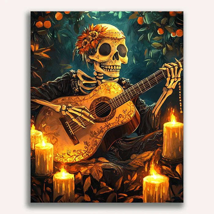 Day of the Dead Paint by Numbers#14