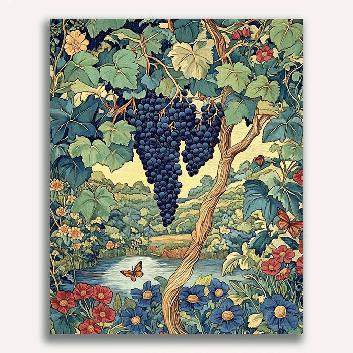 Grape vine Painting Paint by Numbers