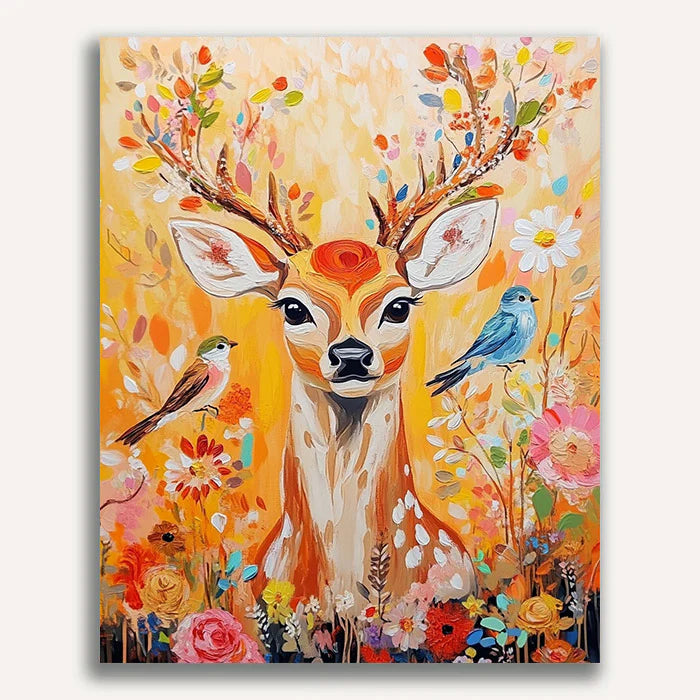 sika deer Paint by Numbers