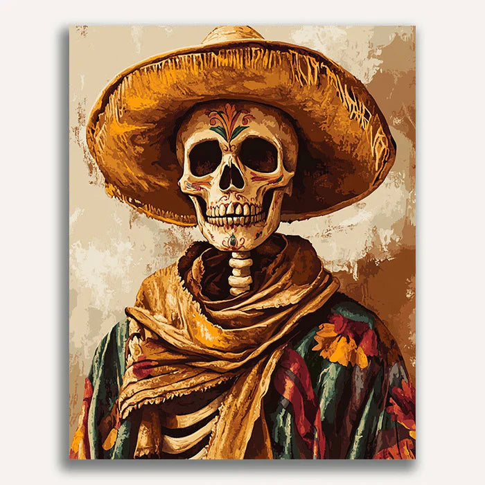 Day of the Dead Paint by Numbers#11