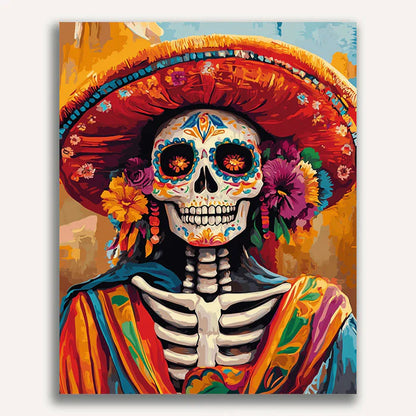 Day of the Dead Paint by Numbers#03