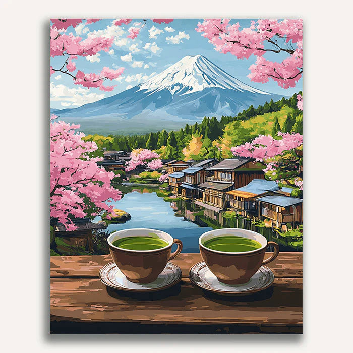 Matcha in Japan Paint By Numbers