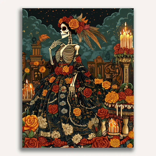 Day of the Dead Paint by Numbers#12