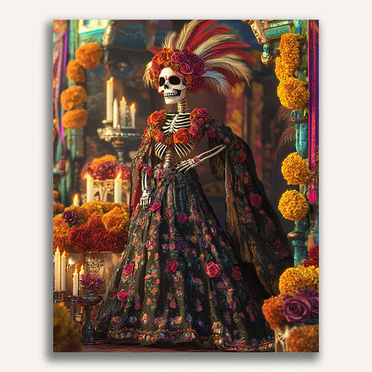 Day of the Dead Paint by Numbers#08