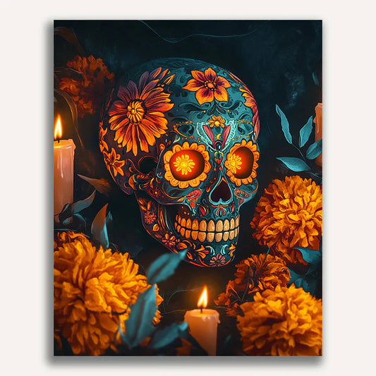 Day of the Dead Paint by Numbers#04