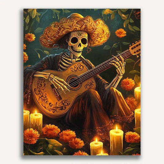 Day of the Dead Paint by Numbers#13