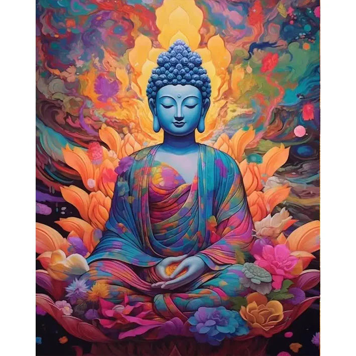 Color Buddha Paint by Numbers