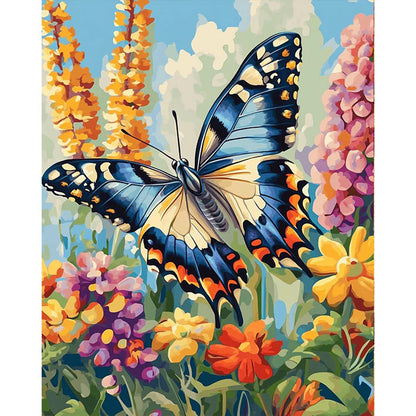 Fluttering Blooms Paint by Numbers #31