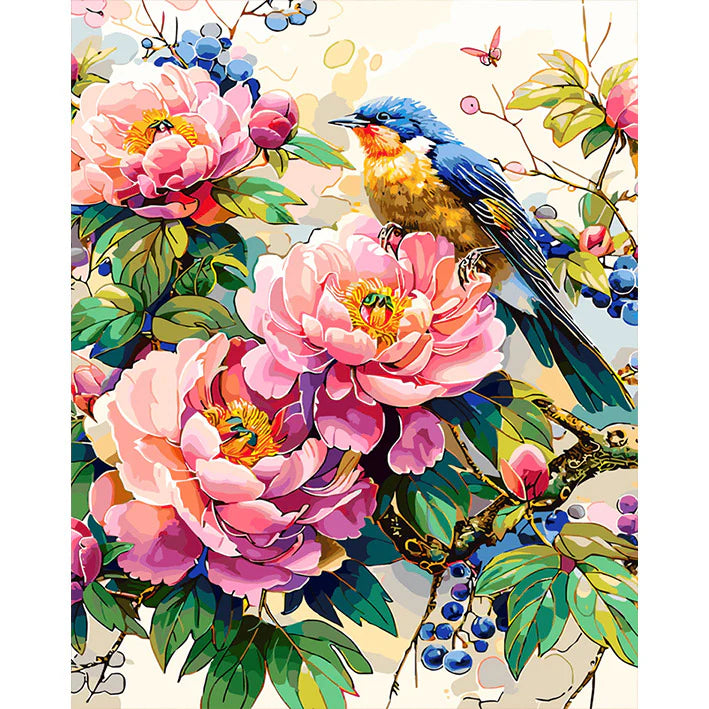 Flowers and Birds  Paint by Numbers