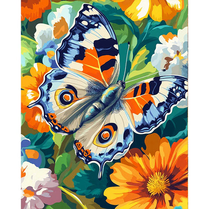 Fluttering Blooms Paint by Numbers #22