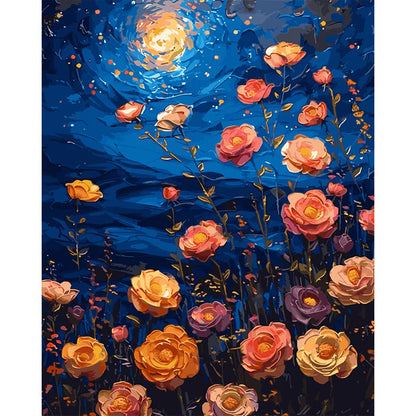 Flores de colores: pintura por números n.° 20 