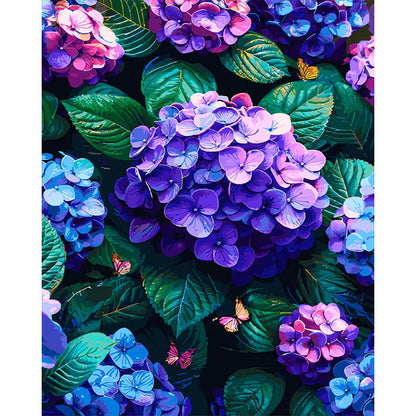 Hydrangea Paint by Numbers