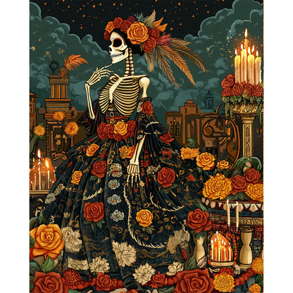 Day of the Dead Paint by Numbers#12