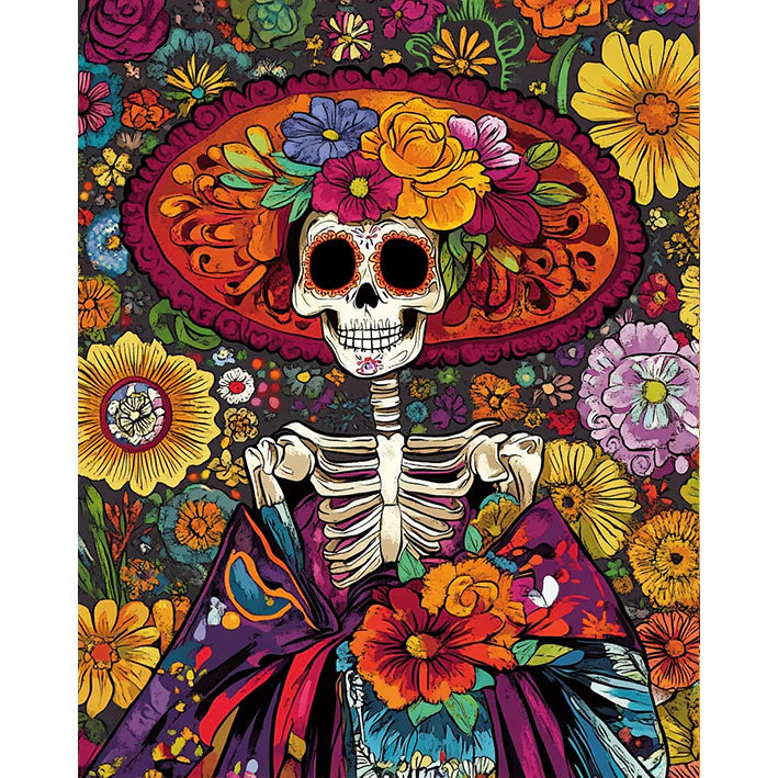 Day of the Dead Paint by Numbers#06