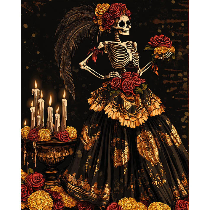 Day of the Dead Paint by Numbers#09