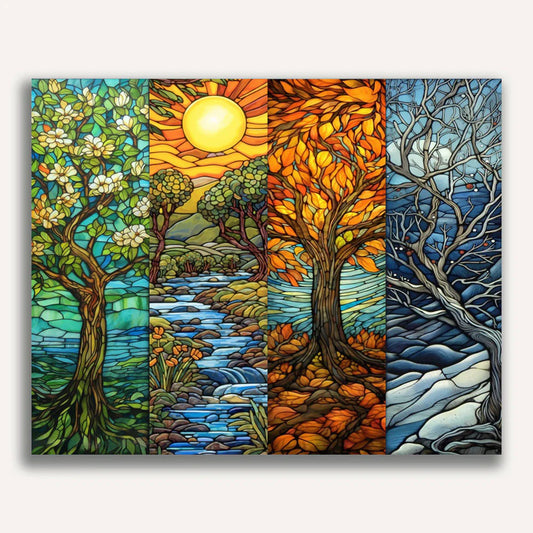 The Four Seasons Paint by Numbers