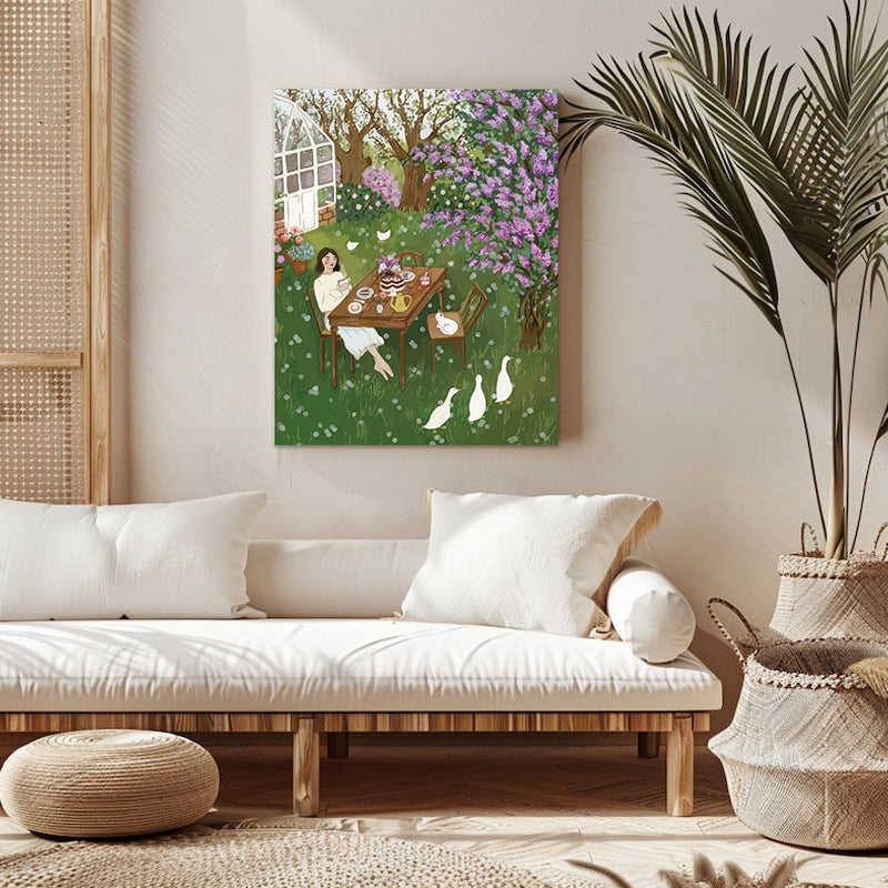 Leisure time - Garden Paint by Numbers Kits | Flower Park Landscape DIY | Paintbyart