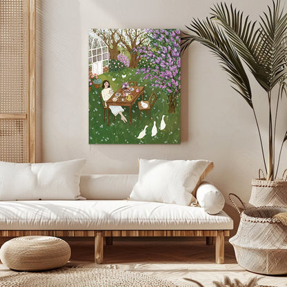 Leisure time - Garden Paint by Numbers Kits | Flower Park Landscape DIY | Paintbyart