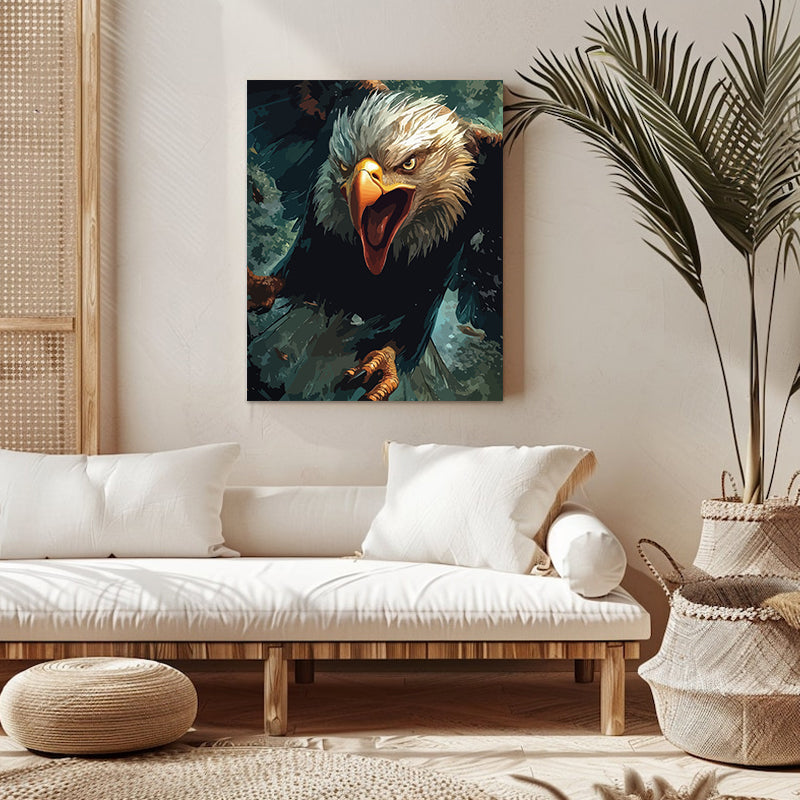 "Ciudad colorida" Pintura por números n.° 1 