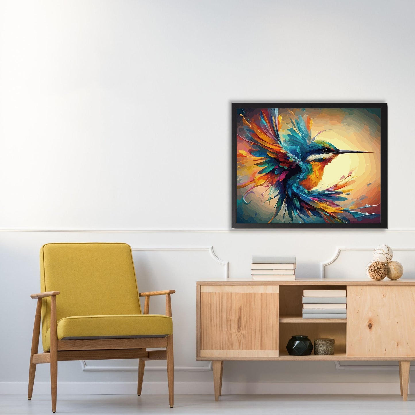 "Ciudad colorida" Pintura por números n.° 1 