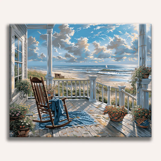 Seaside Overlook Paint by Numbers