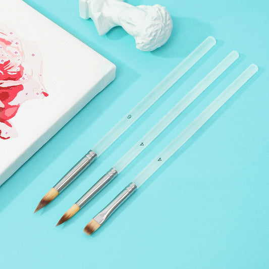 White Swan Paintbrush 3pcs