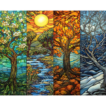 The Four Seasons Paint by Numbers