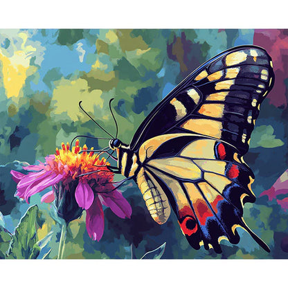 Fluttering Blooms Paint by Numbers #44