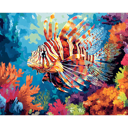 Lionfish and Coral Paint by Numbers