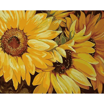 Blooming Sunflower Paint by Numbers