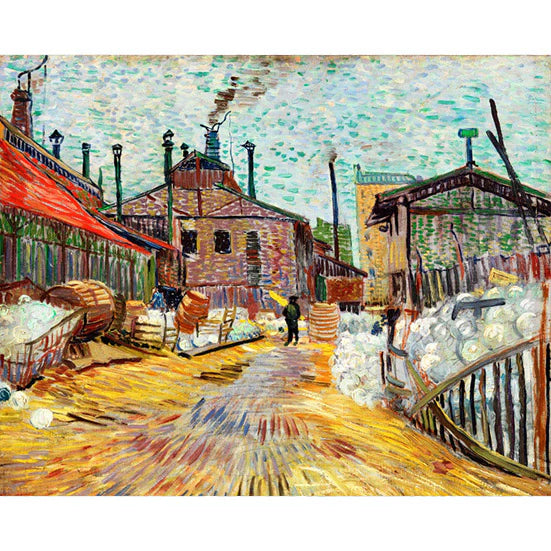 The Factory by Vincent Van Gogh Paint by Numbers