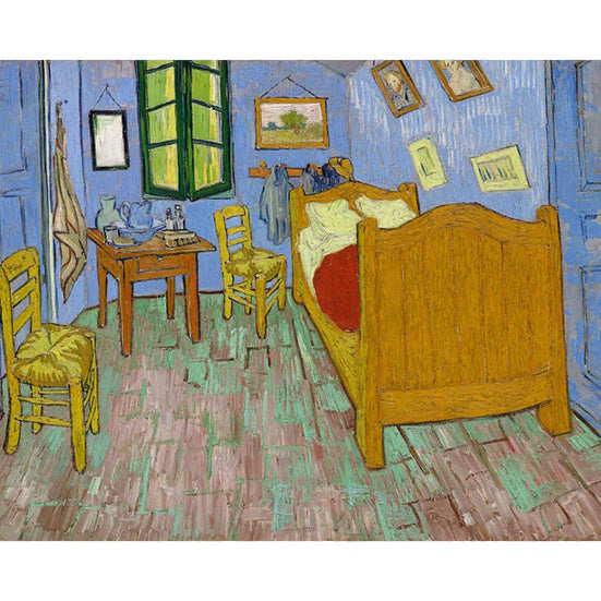 The Bedroom in Arles by Vincent Van Gogh Paint by Numbers