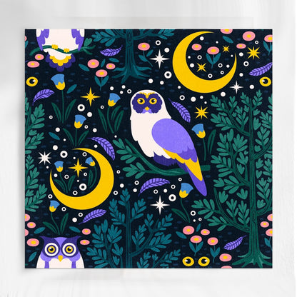 Owls Under the Stars
