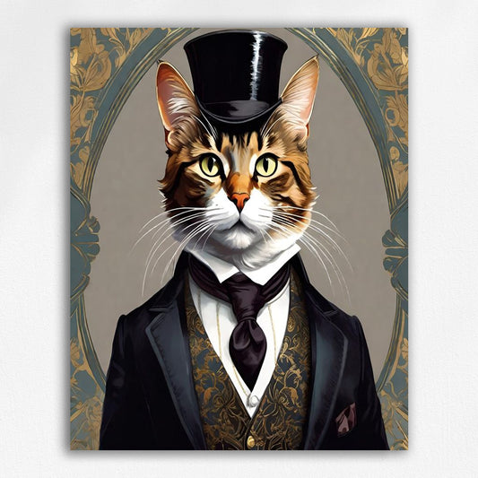 The Gentlemen Pet-Custom Pet Portrait