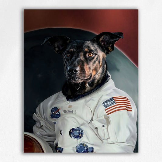 Astronauts Pets-Custom Pet Portrait