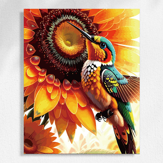 Sunflower Hummingbird